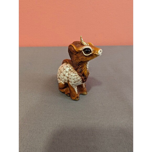 Windstone Editions Horned Ki-Rin Dragon Baby by Pena 1992 3" - Picture 2 of 6